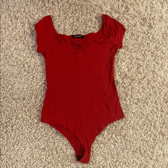 Reformation Scarlet Ribbed bodysuit size XL - Picture 1 of 4